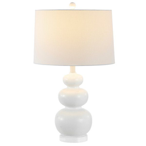 Safavieh Demena Table Lamp - White | Table Lamps | Modishstore - 2