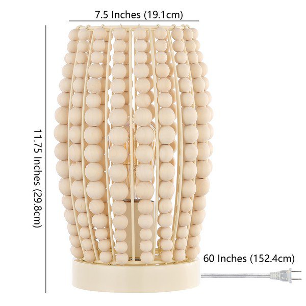 Safavieh Darrow Table Lamp - White | Table Lamps | Modishstore - 3