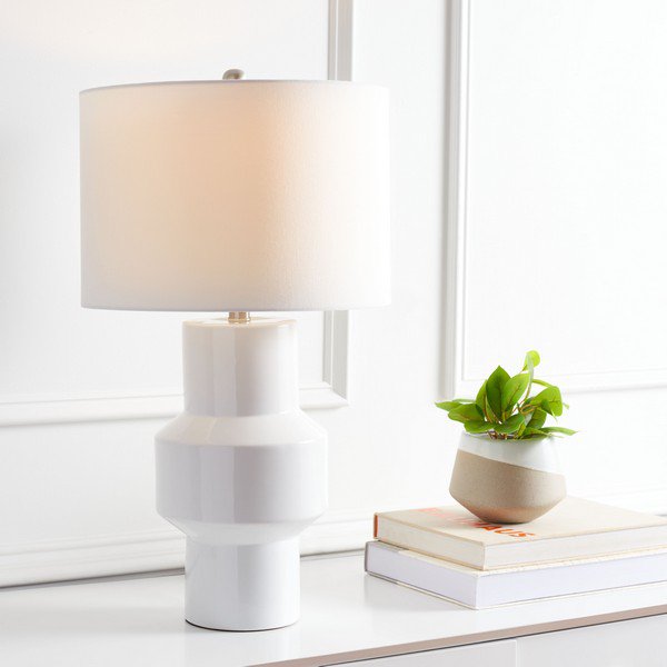 Safavieh Javert Table Lamp - White | Table Lamps | Modishstore