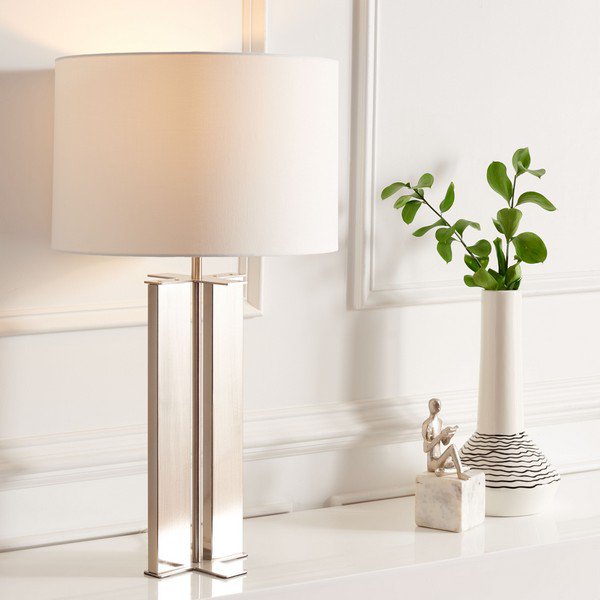 Safavieh Vanya Table Lamp - Antique Silver | Table Lamps | Modishstore
