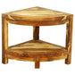 Haussmann Teak Corner Table 16" H Teak Oil | End Tables | Modishstore