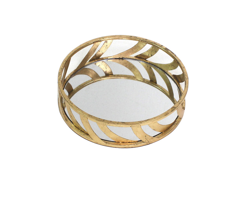 Screen Gems Streamline Mirror Tray - Set of 2 | Decorative Trays & Dishes | Modishstore