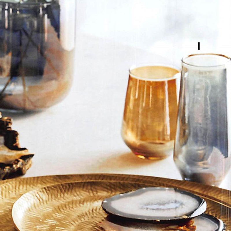 Rosot Artisan Luster Glassware - Set Of 6