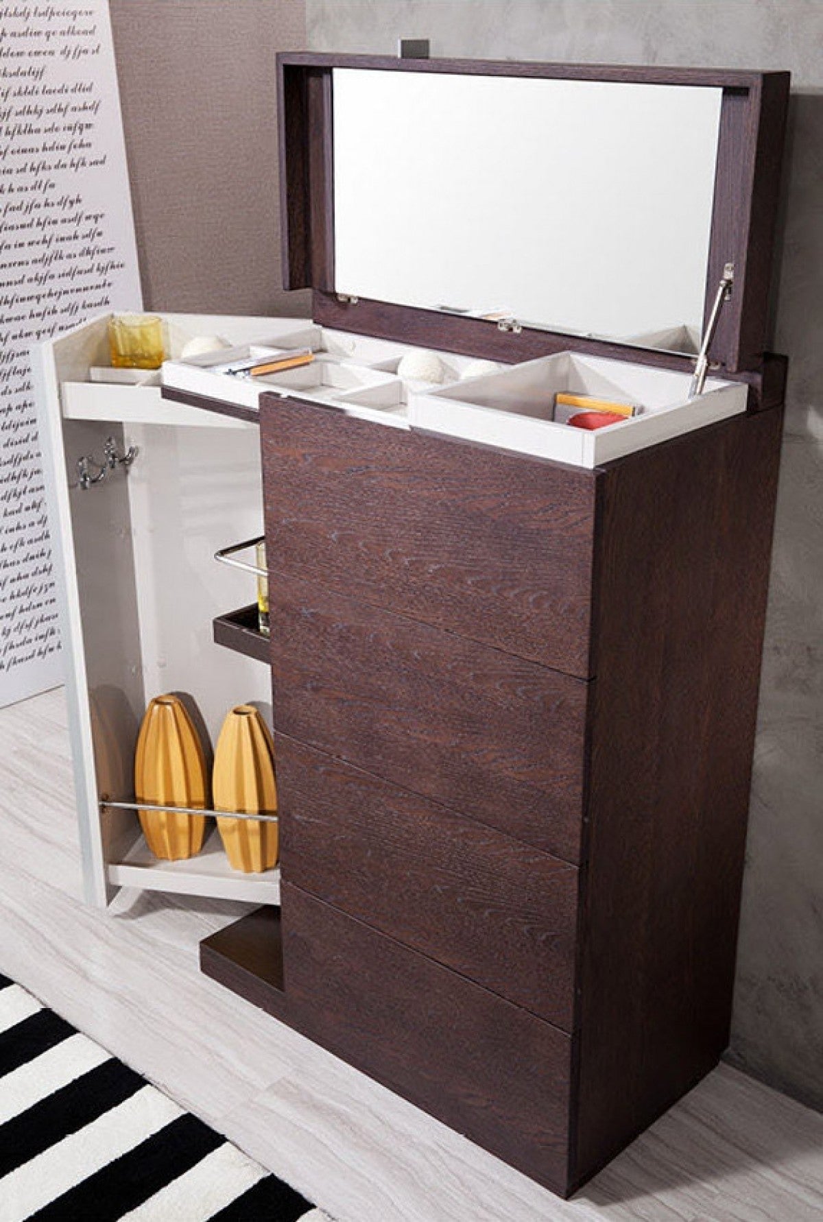 Vig Furniture Modrest Geneva - Modern 2-Tone Oak Multi-Chest | Modishstore | Cabinets-2