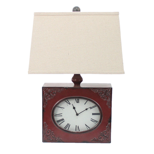 Screen Gems Table Lamp With Clock - Set of 2 | Table Lamps | Modishstore