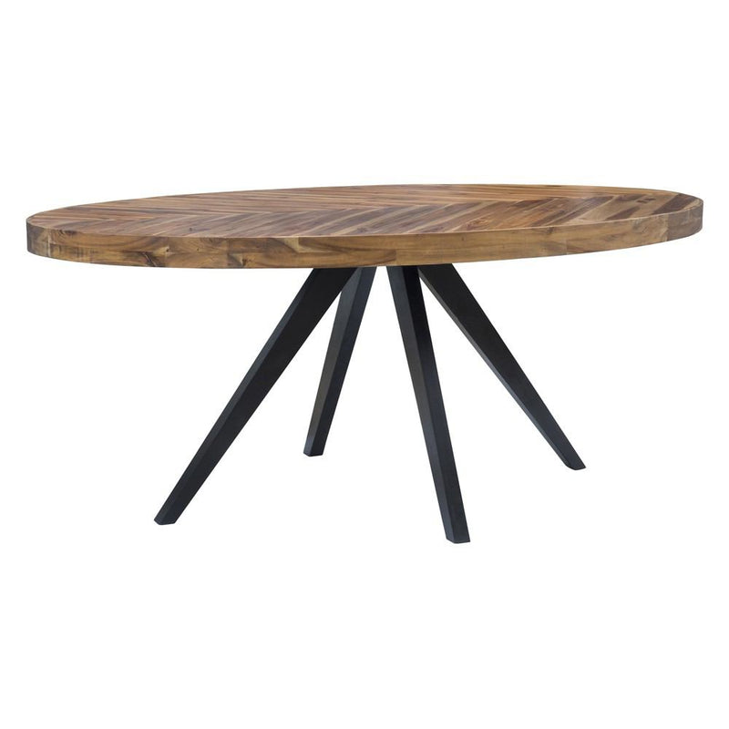 Moe's Home Collection Parq Oval Dining Table | Modishstore | Dining Tables