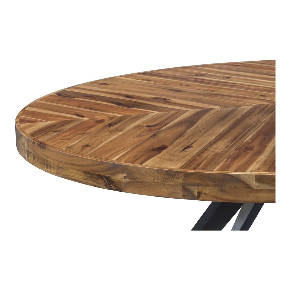 Moe's Home Collection Parq Oval Dining Table | Modishstore | Dining Tables-6