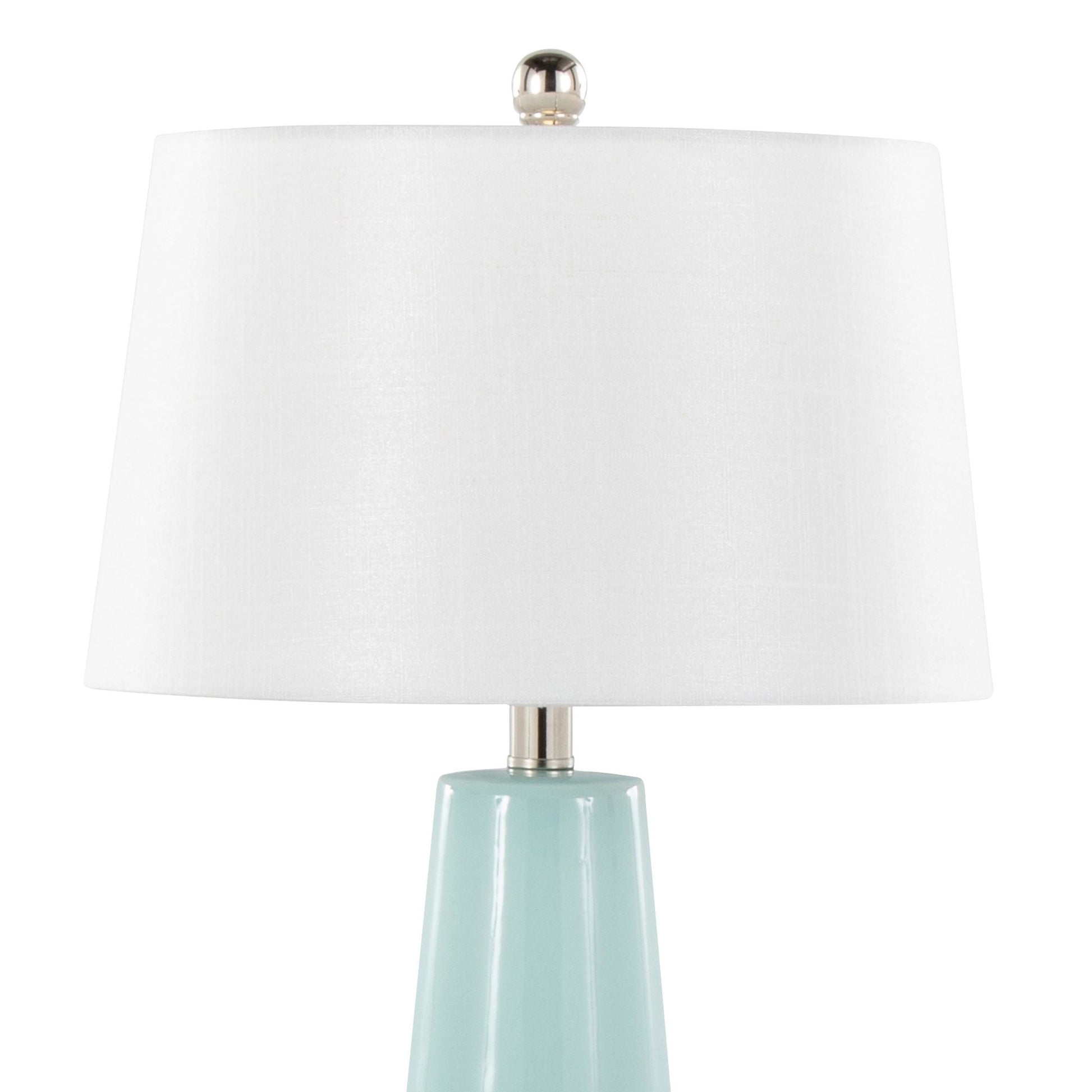 Penelope 22" Ceramic Table Lamp Blue By LumiSource | Table Lamps | Modishstore - 5