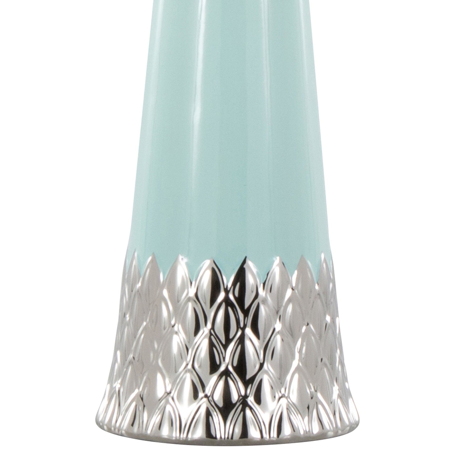 Penelope 22" Ceramic Table Lamp Blue By LumiSource | Table Lamps | Modishstore - 6