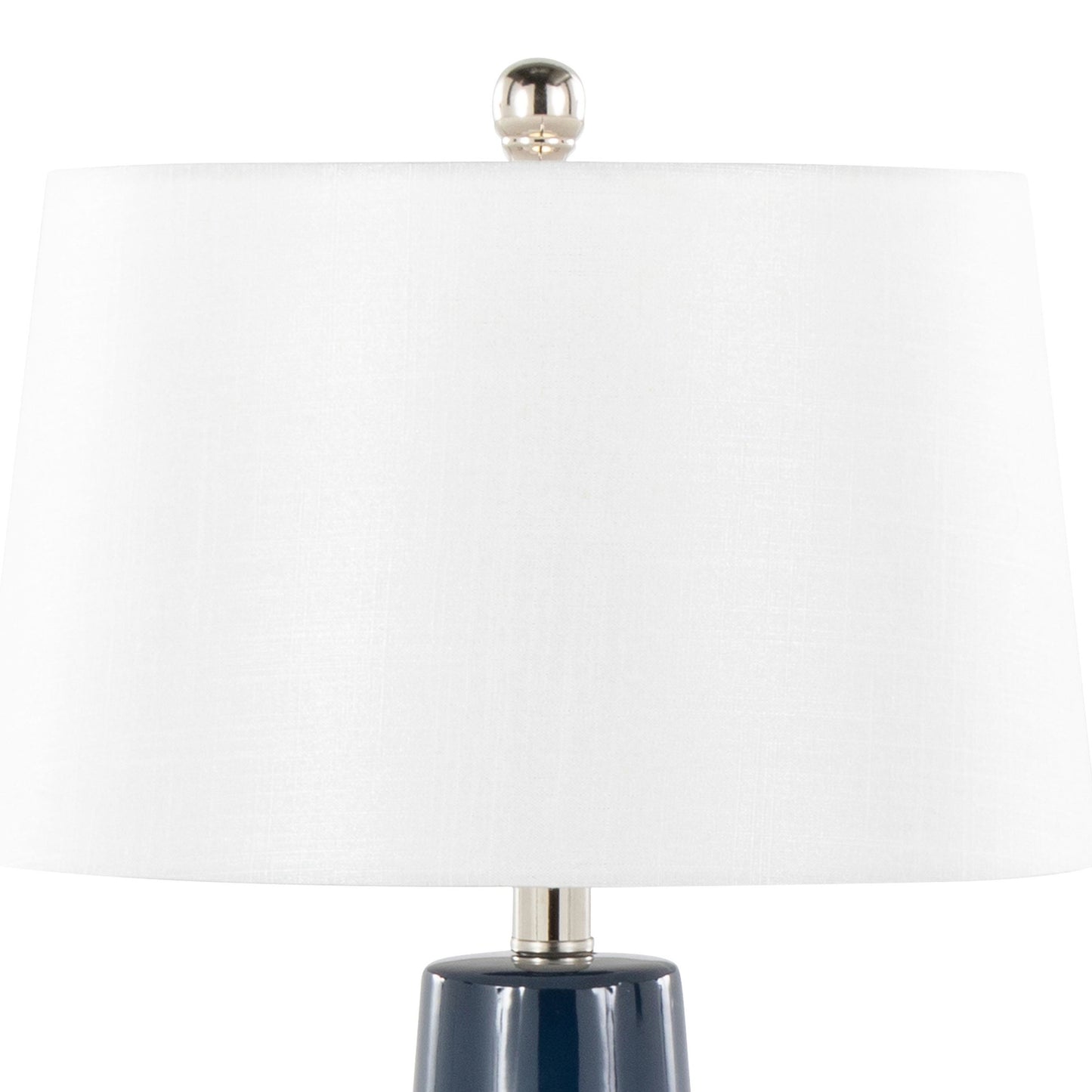 Penelope 22" Ceramic Table Lamp Blue By LumiSource | Table Lamps | Modishstore - 12