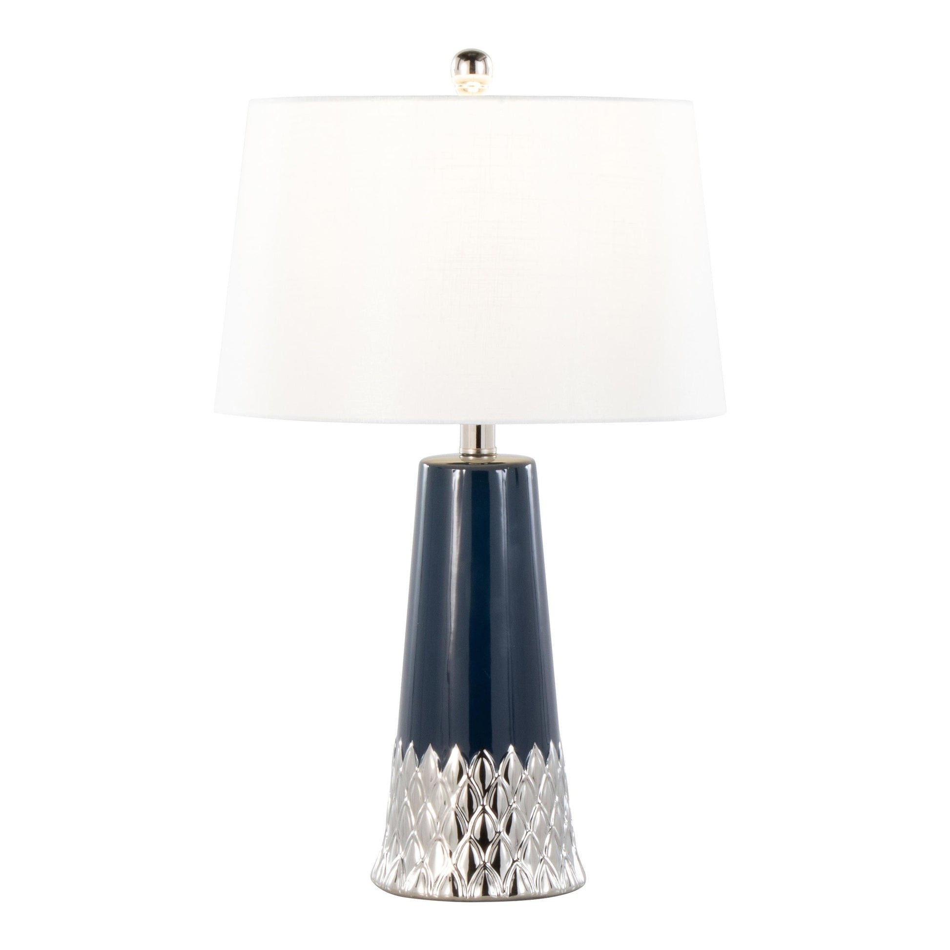 Penelope 22" Ceramic Table Lamp Blue By LumiSource | Table Lamps | Modishstore - 11