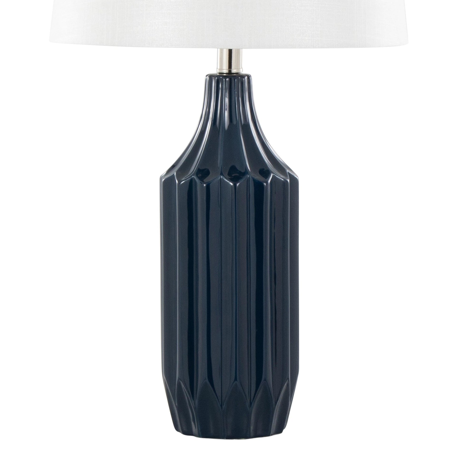 Stella 23" Ceramic Table Lamp Cream By LumiSource | Table Lamps | Modishstore - 11