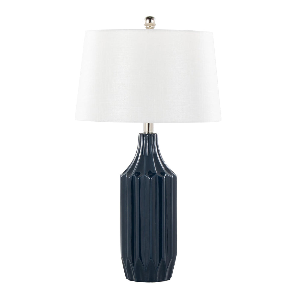 Stella 23" Ceramic Table Lamp Cream By LumiSource | Table Lamps | Modishstore - 9