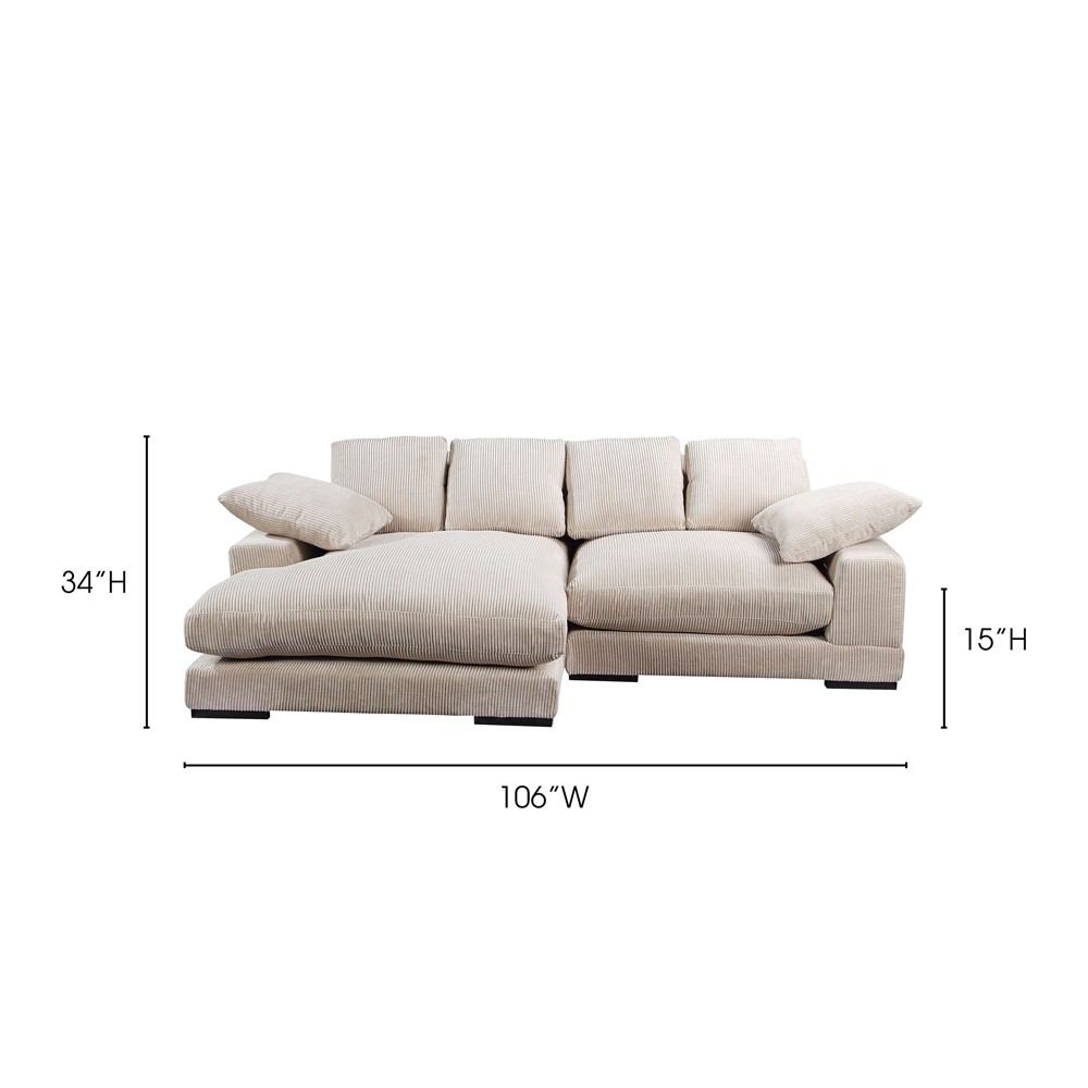 Moe's Home Collection Plunge Sectional | Modishstore | Outdoor Sofas, Loveseats & Sectionals-20