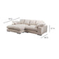 Moe's Home Collection Plunge Sectional | Modishstore | Outdoor Sofas, Loveseats & Sectionals-19