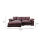 Moe's Home Collection Plunge Sectional | Modishstore | Outdoor Sofas, Loveseats & Sectionals-7