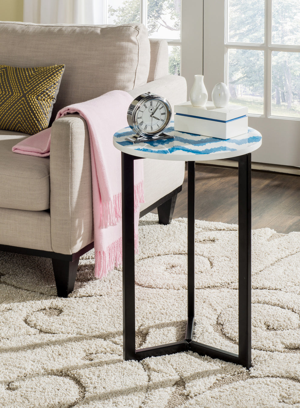 Safavieh Zaira End Table | End Tables | Modishstore - 1