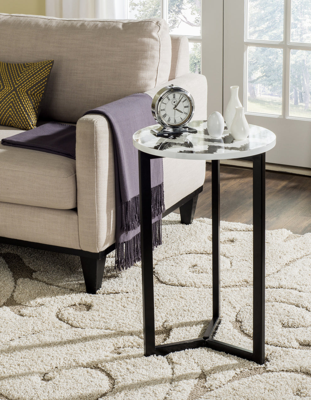 Safavieh Zaira End Table | End Tables | Modishstore - 2
