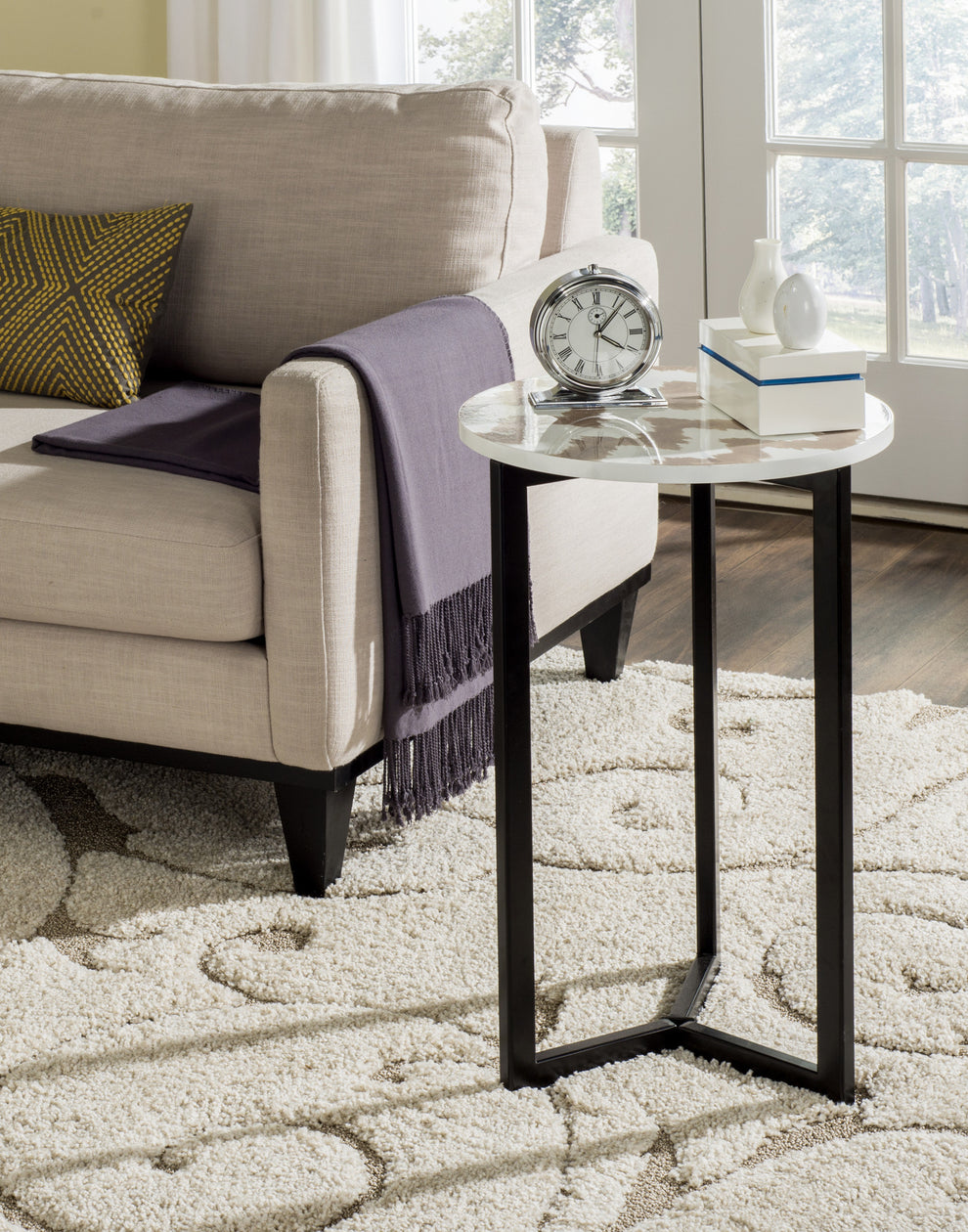 Safavieh Zaira End Table | End Tables | Modishstore - 3