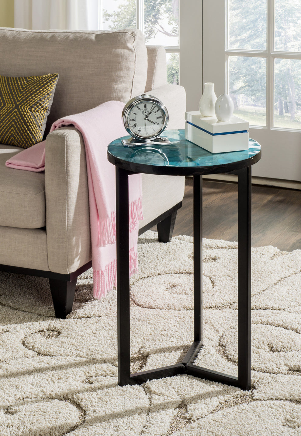 Safavieh Zaira End Table | End Tables | Modishstore - 8