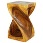 Haussmann Twist Stool - Walnut | Stools & Benches | Modishstore