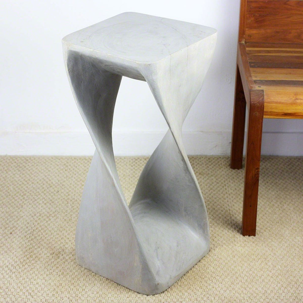 Strata Furniture Twist End Table 12" x 26" - 3