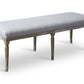 baxton studio clairette wood traditional french bench | Modish Furniture Store-2