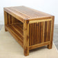 Haussmann Teak Slat Coffee Table W/ Shelf 36" L | Coffee Tables | Modishstore