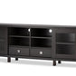 baxton studio walda 70 inch greyish dark brown wood tv cabinet with 2 sliding doors and 2 drawers | Modish Furniture Store-2