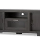 baxton studio viveka 47 inch greyish dark brown wood tv cabinet with 2 doors | Modish Furniture Store-3