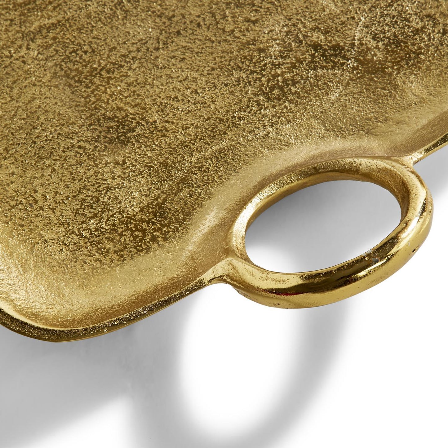 Metropolitan Decorative Gold Tray With Handles Set Of 6 By Tozai Home | Decorative Trays & Dishes | Modishstore - 2