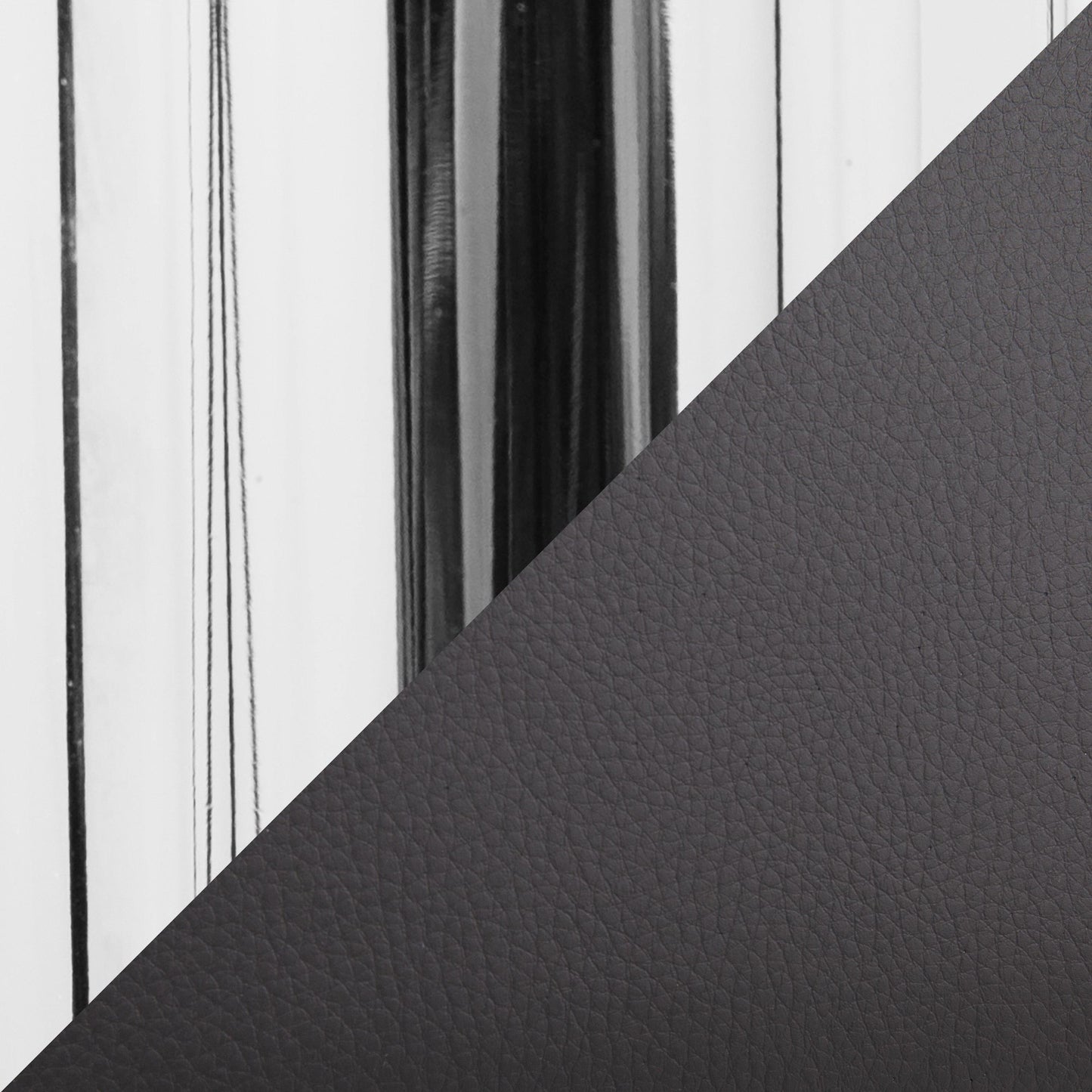 Toriano Contemporary Adjustable Bar Stool in Chrome with Rounded T Footrest and Black Faux Leather By LumiSource - Set of 2 | Bar Stools | Modishstore - 22