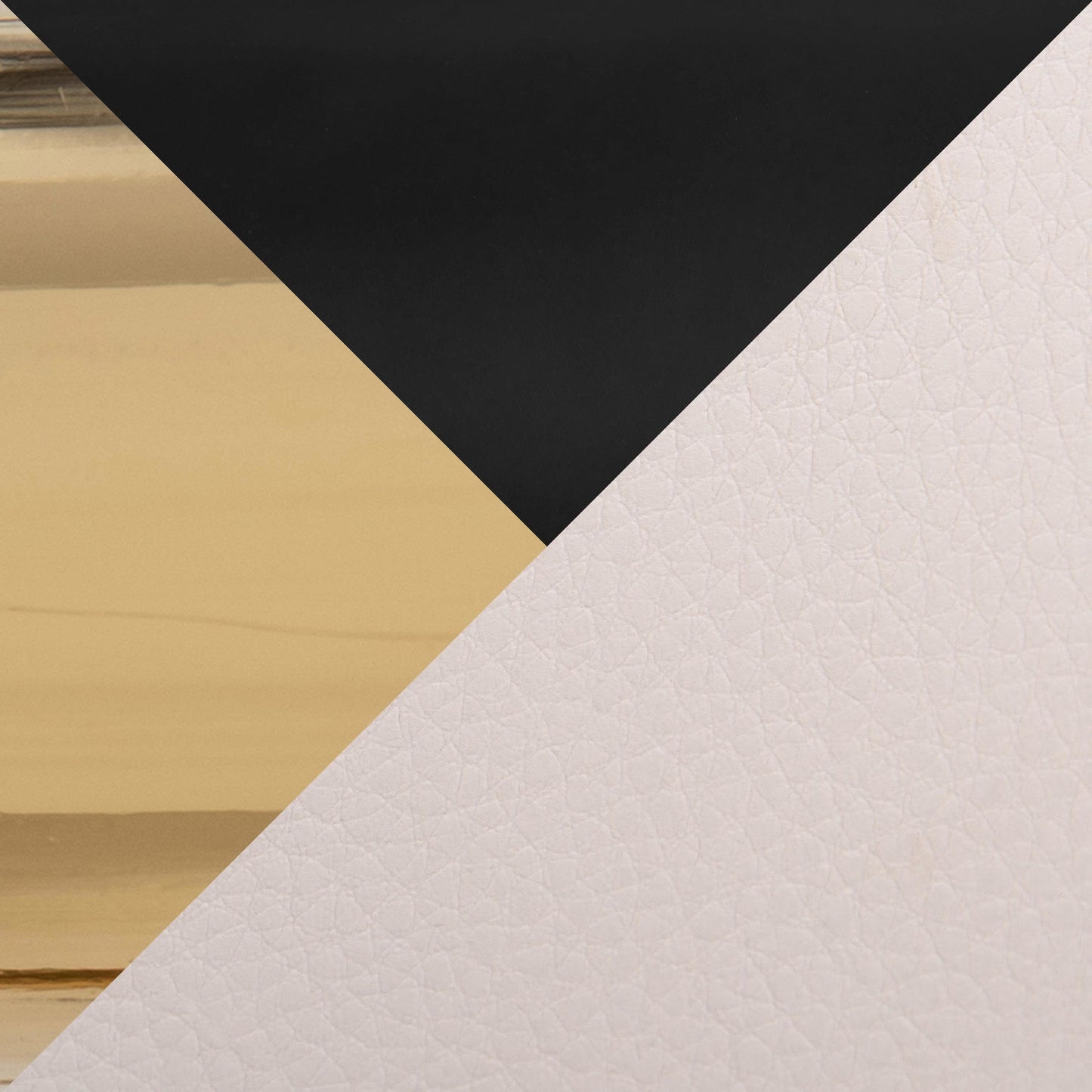 Toriano 30" Contemporary Fixed Height Barstool with Swivel in Cream Faux Leather and Black Metal with Round Gold Footrest By LumiSource - Set of 2 | Bar Stools | Modishstore - 3