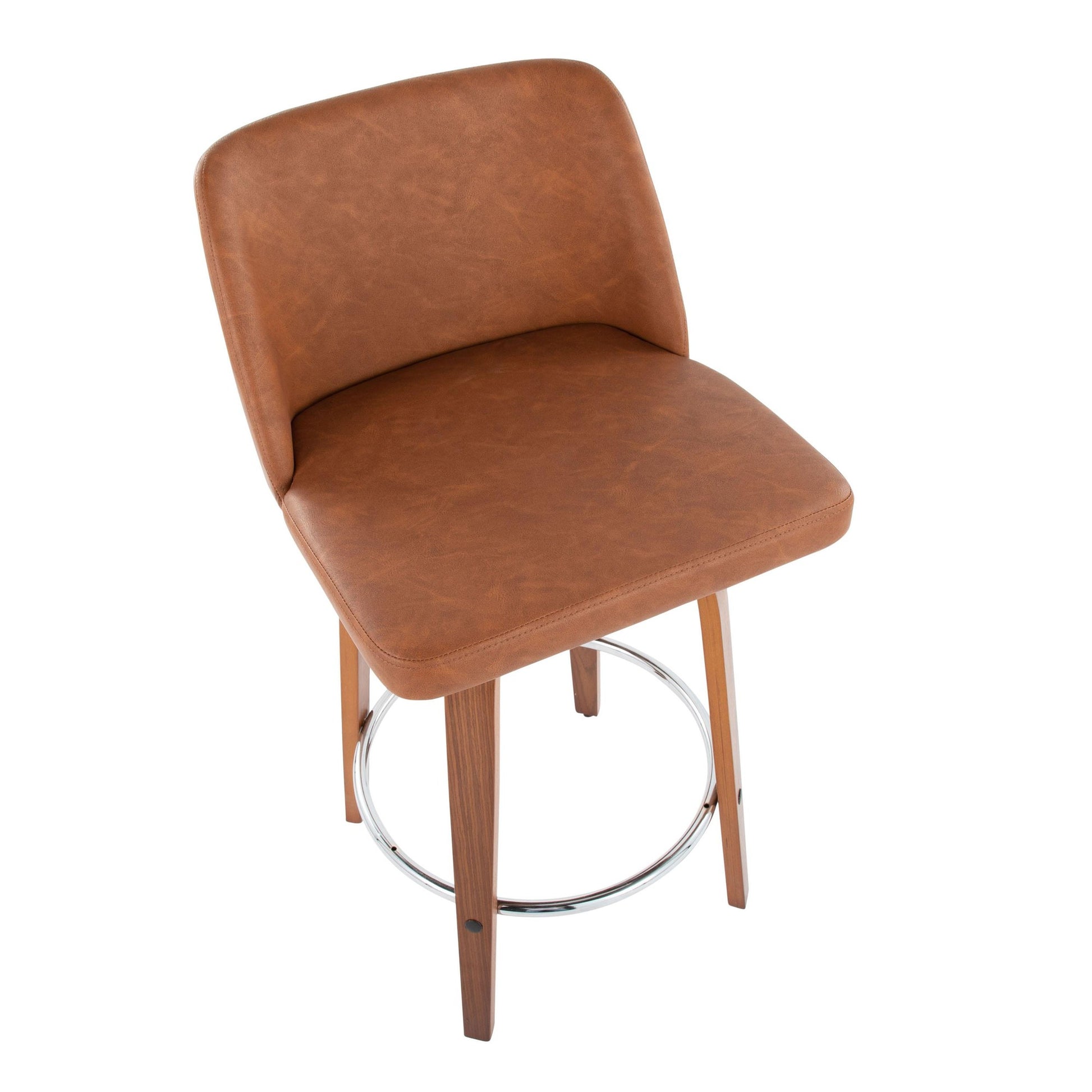 Toriano 26" Counter Stool - Set of 2 Brown Black By LumiSource | Counter Stools | Modishstore - 14