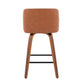 Toriano 26" Counter Stool - Set of 2 Brown Black By LumiSource | Counter Stools | Modishstore - 19