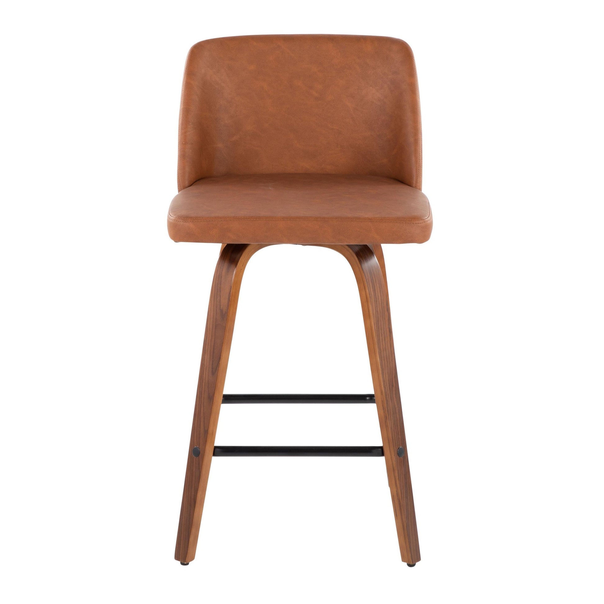 Toriano 26" Counter Stool - Set of 2 Brown Black By LumiSource | Counter Stools | Modishstore - 20