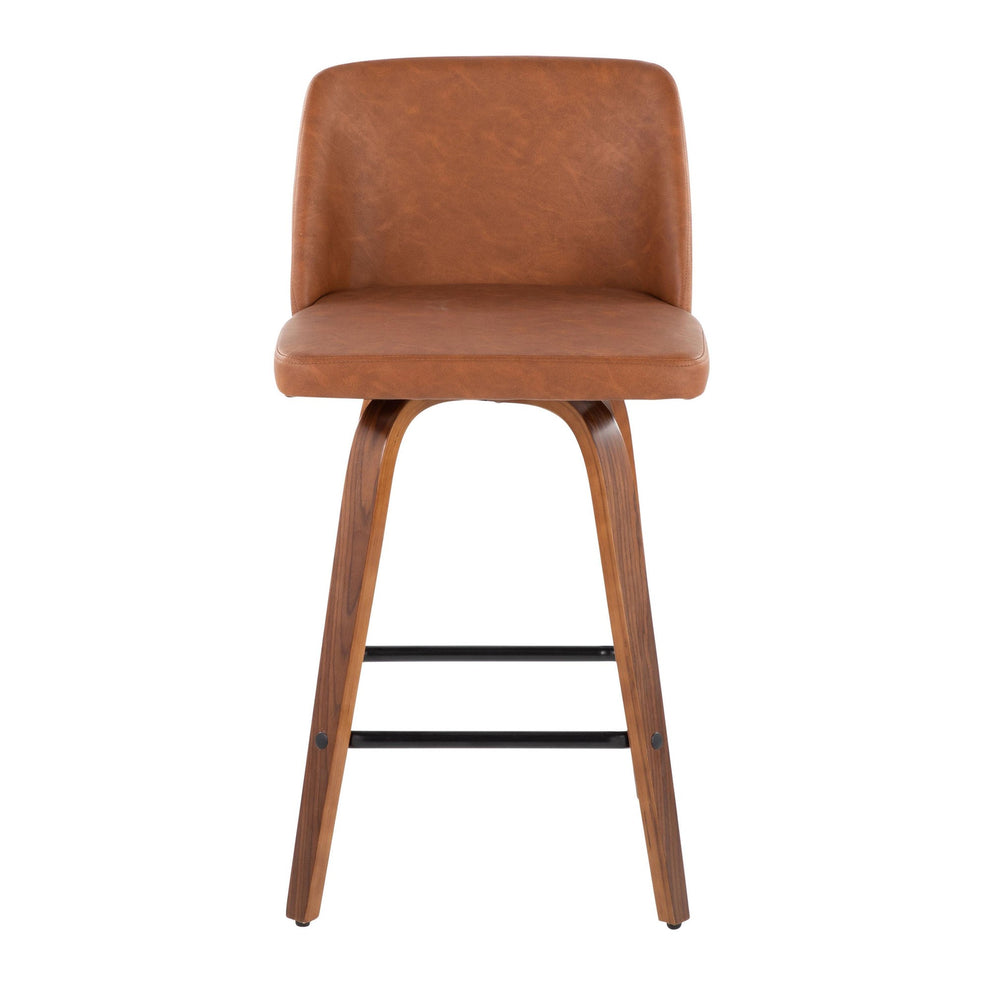 Toriano 26" Counter Stool - Set of 2 Brown Black By LumiSource | Counter Stools | Modishstore - 20