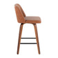 Toriano 26" Counter Stool - Set of 2 Brown Black By LumiSource | Counter Stools | Modishstore - 17