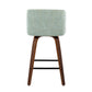Toriano Counter Stool - Set of 2 Green By LumiSource | Counter Stools | Modishstore - 5