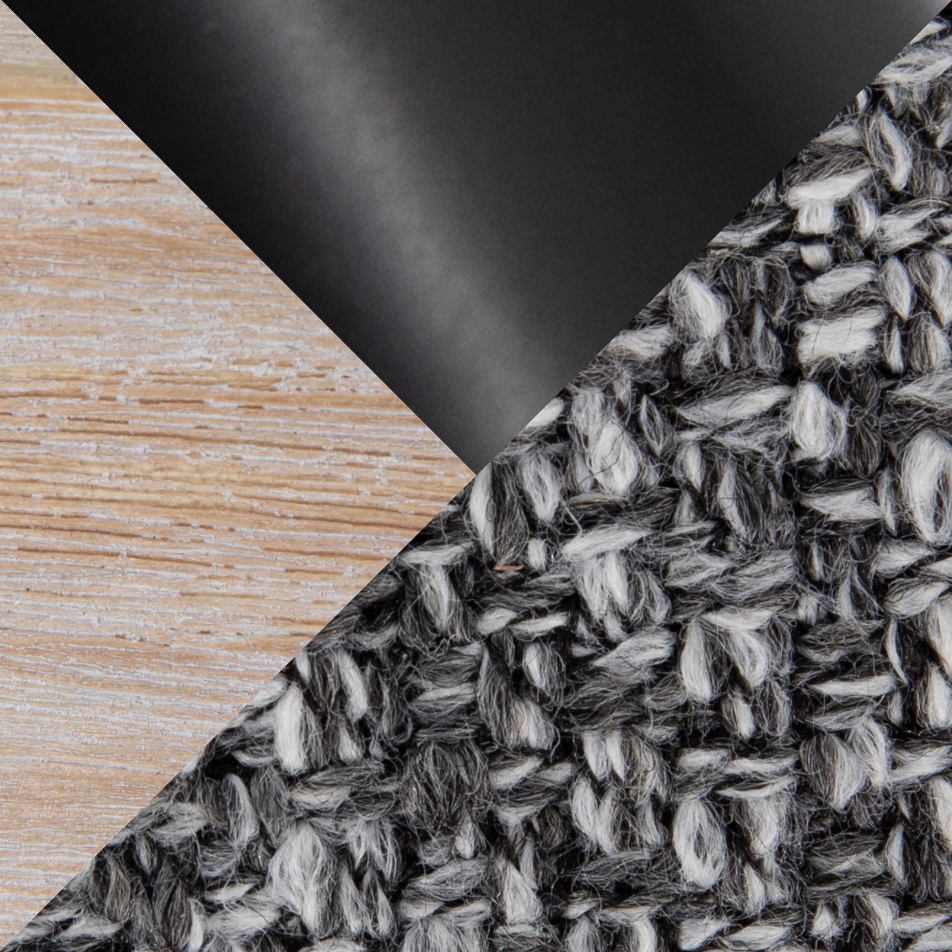 Toriano 26" Contemporary Fixed Height Counter Stool with Swivel in Light Grey Wood and Grey Noise Fabric with Round Black Metal Footrest By LumiSource - Set of 2 | Counter Stools | Modishstore - 20