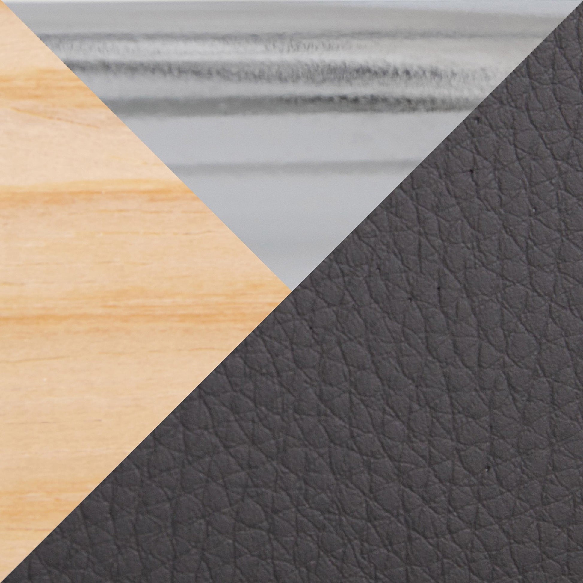 Toriano 24" Contemporary Fixed Height Counter Stool with Swivel in Natural Wood and Cream Faux Leather with Round Chrome Metal Footrest By LumiSource - Set of 2 | Counter Stools | Modishstore - 10