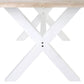 Townson Solid Mango Wood Dining Table w/ Cross Base by Jeffan | Dining Tables | Modishstore - 4