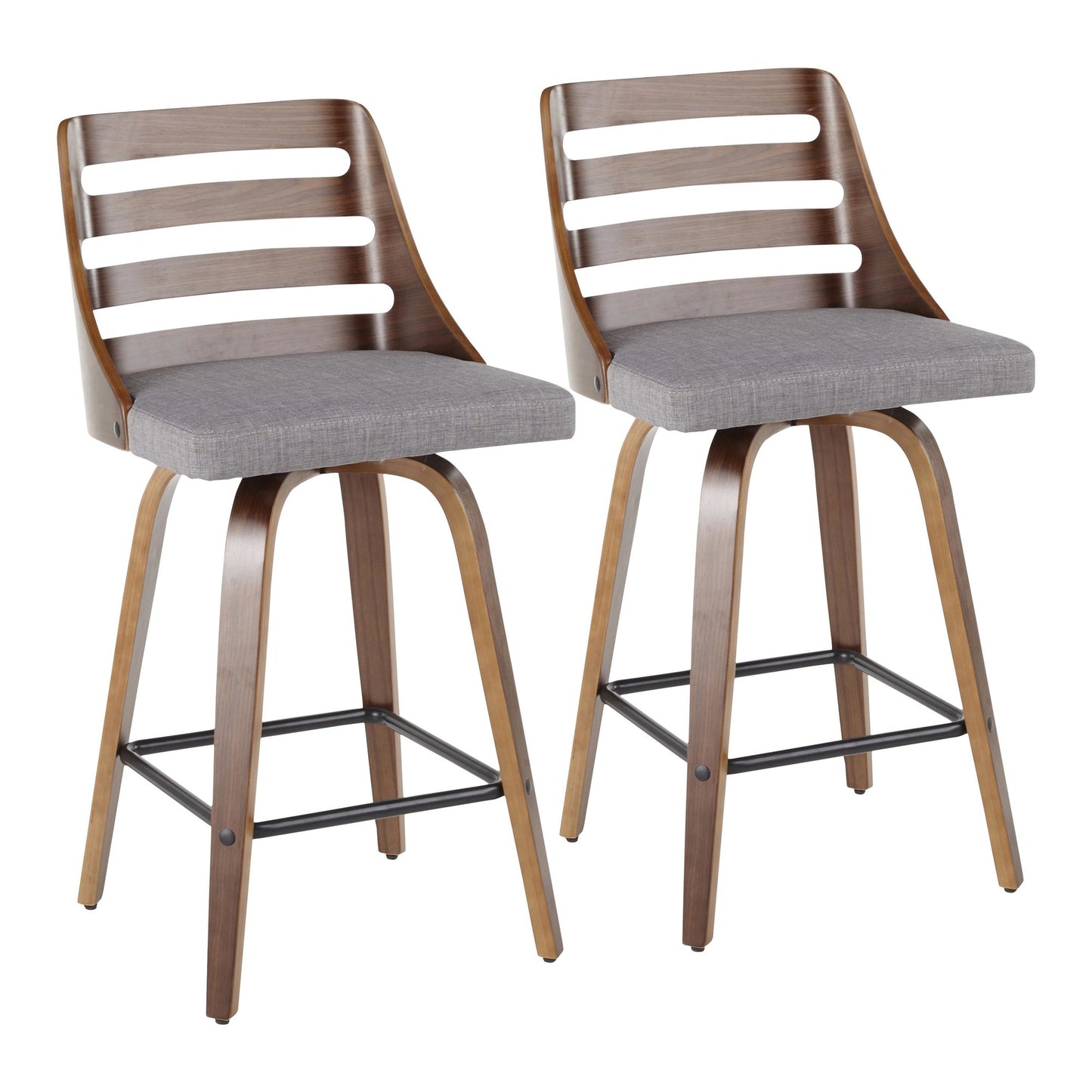 LumiSource Trevi Counter Stool - Set of 2-23