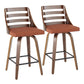 LumiSource Trevi Counter Stool - Set of 2 | Modishstore | Counter Stools