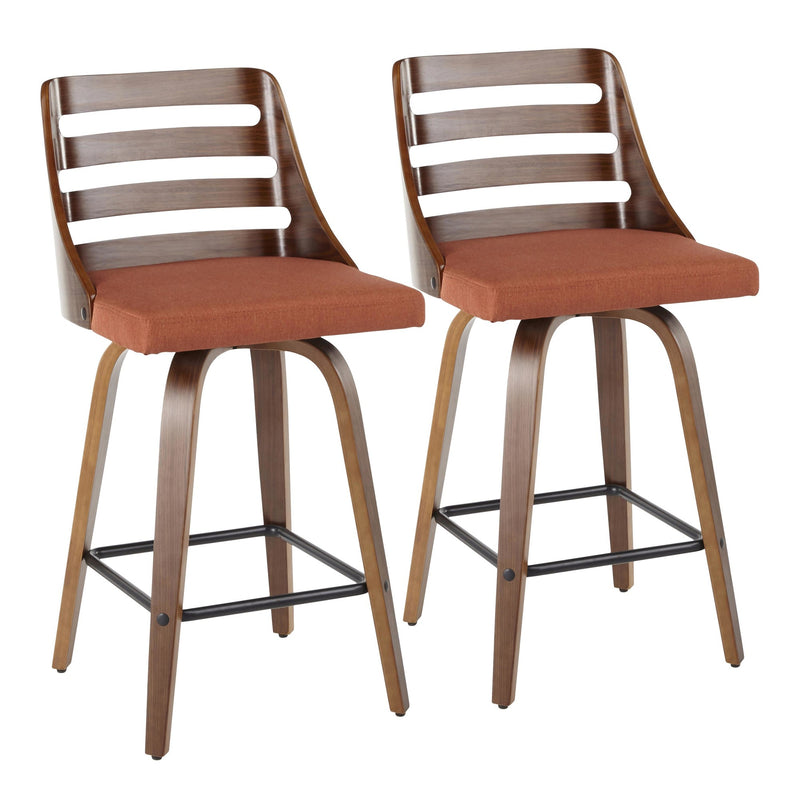 LumiSource Trevi Counter Stool - Set of 2 | Modishstore | Counter Stools