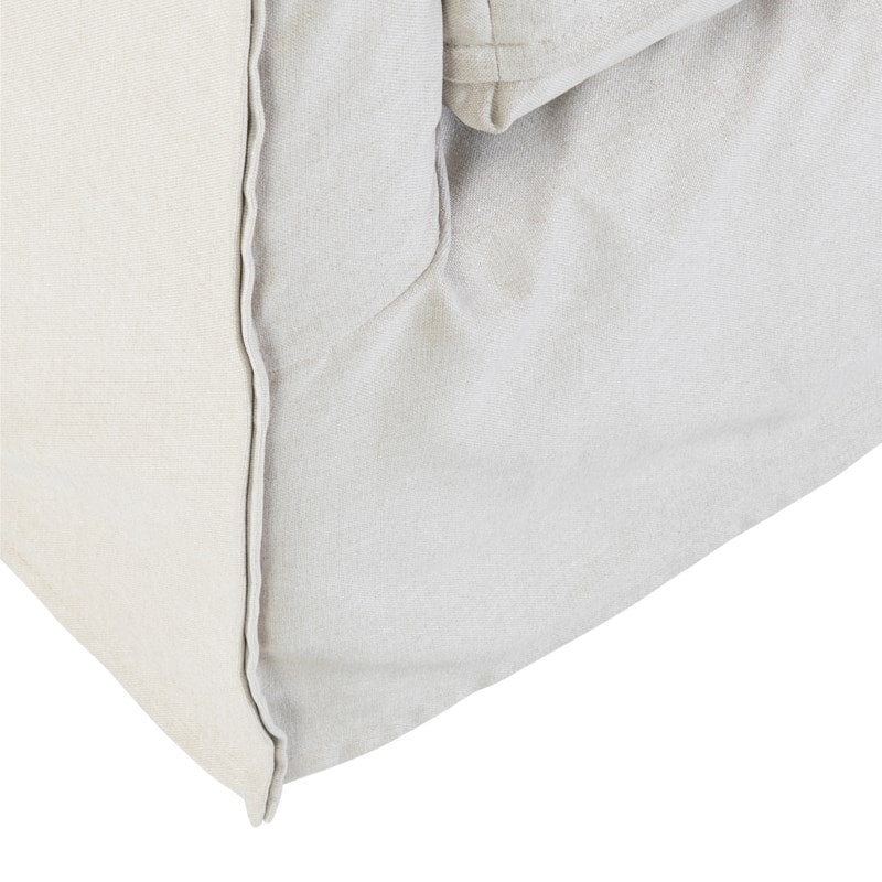 Amelia 84" Slipcovered Fabric Polyester Sofa Fabric by Jeffan | Sofas | Modishstore - 4