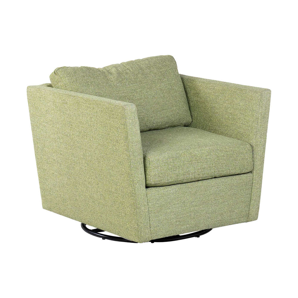 Soma Polyester Swivel Club Chair by Jeffan | Accent Chairs | Modishstore - 2