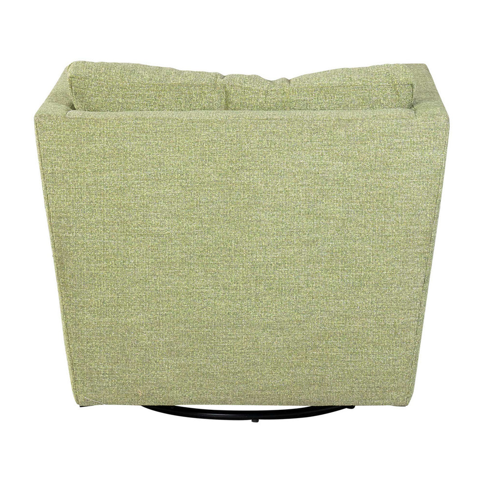 Soma Polyester Swivel Club Chair by Jeffan | Accent Chairs | Modishstore - 3