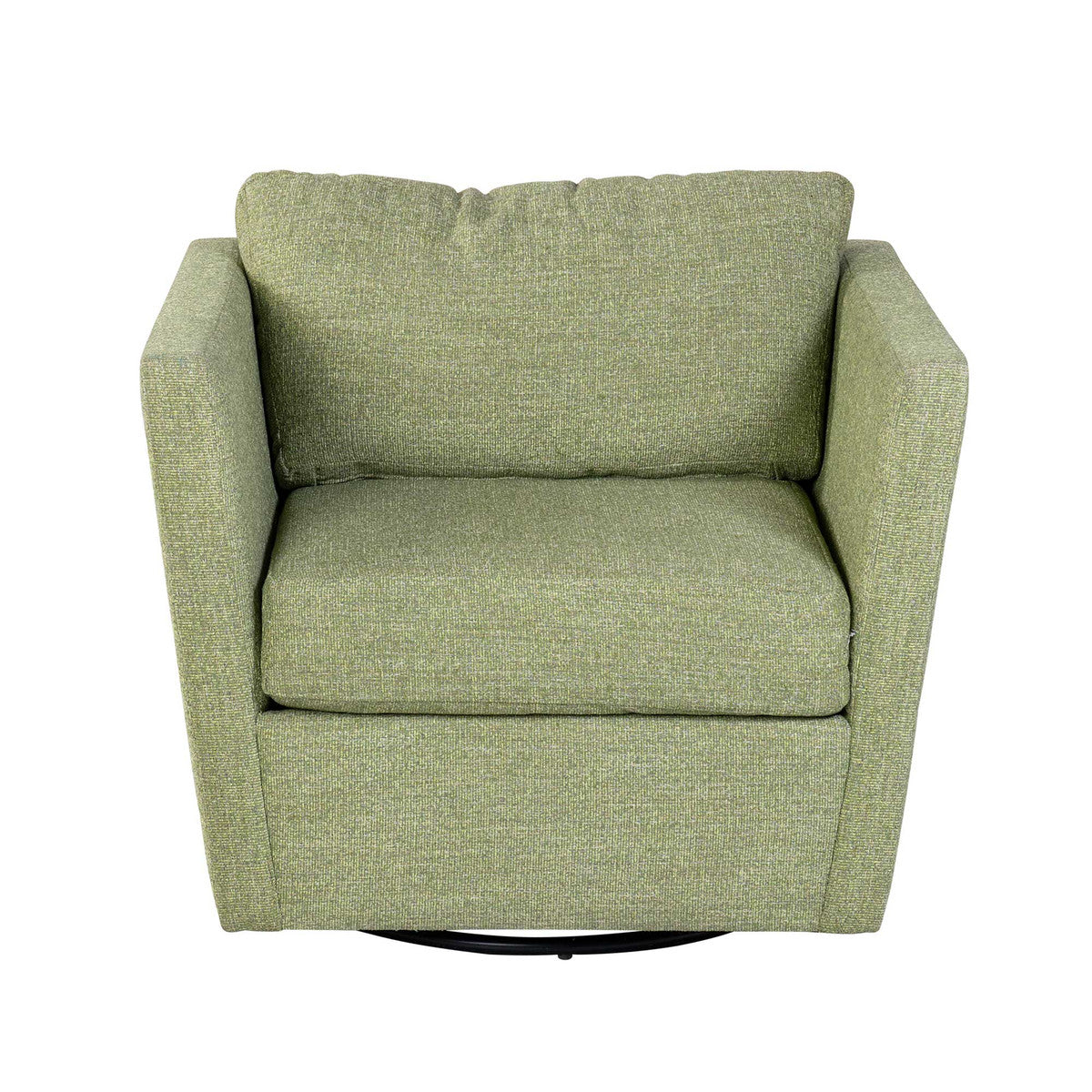 Soma Polyester Swivel Club Chair by Jeffan | Accent Chairs | Modishstore