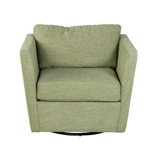 Soma Polyester Swivel Club Chair by Jeffan | Accent Chairs | Modishstore